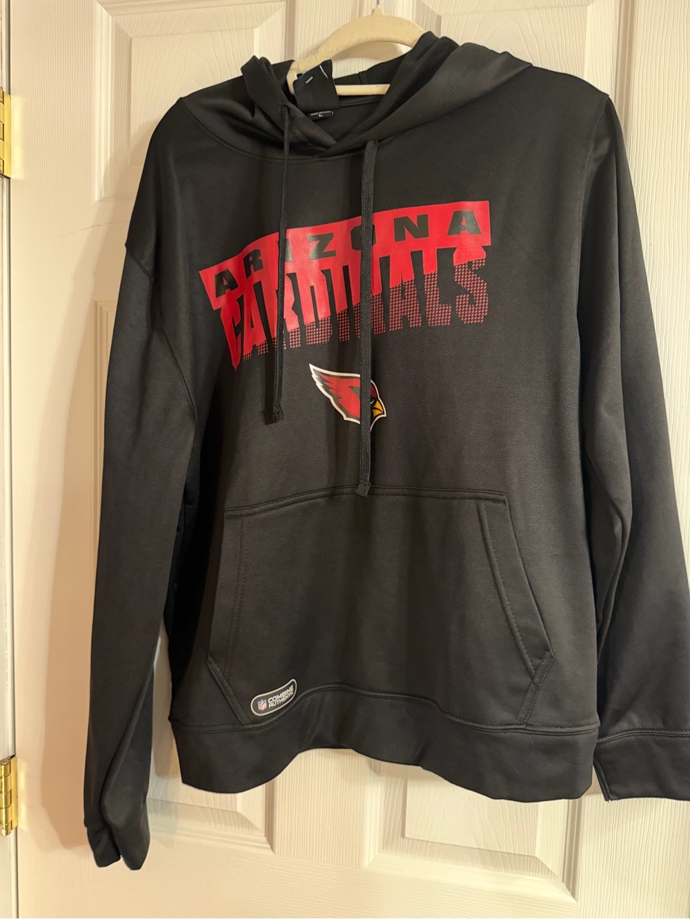New Era Arizona Cardinals NFL Football Black/Red Pullover Hoodie Sweatshirt